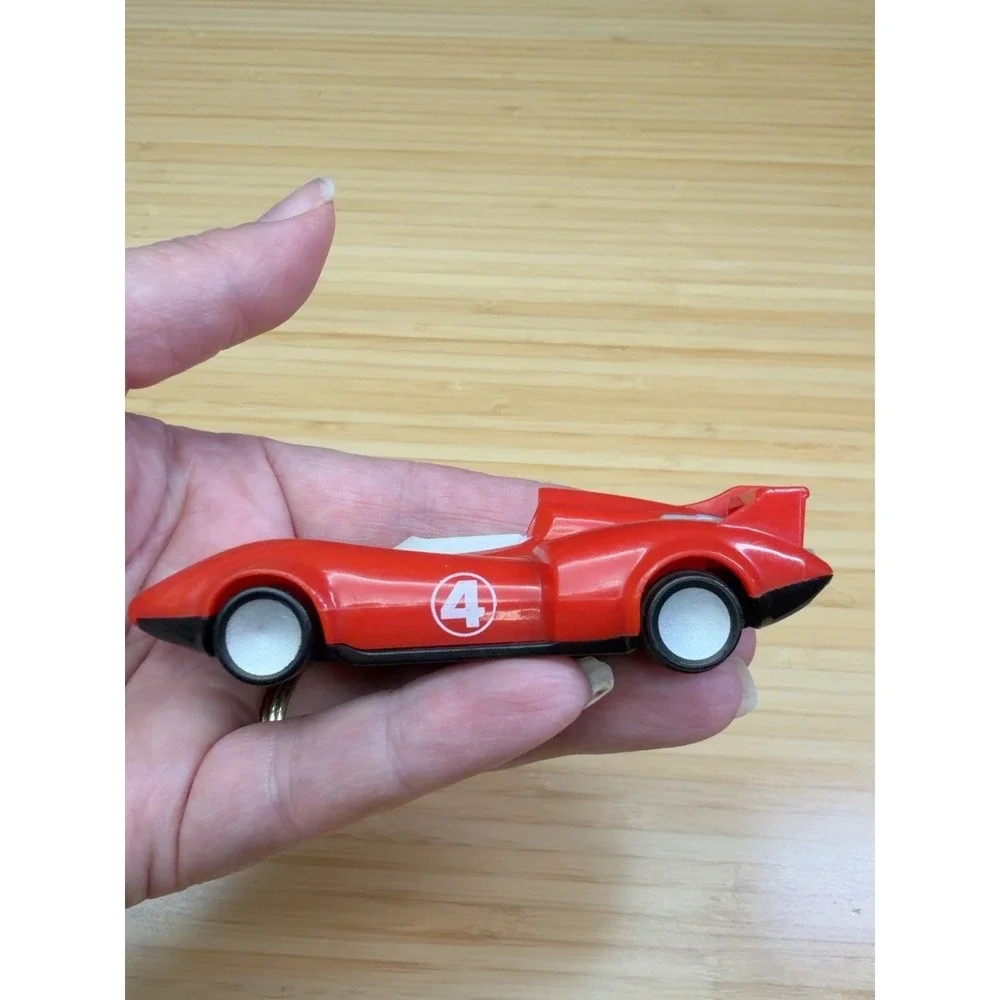 2008 McDonalds Speed Racer Red No 4 Car WBEL Happy Meal Toy Untested